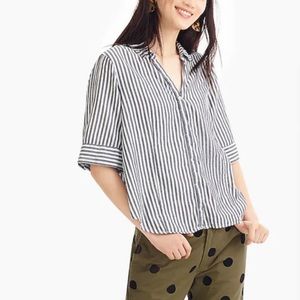 J Crew Short Sleeve Button Down